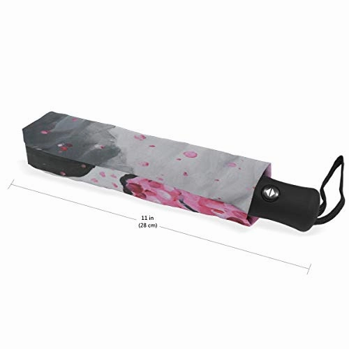 Umbrella Japanese Paintings Of Cherry Blossoms Golf Travel Sun Rain Windproof Auto umbrellas with