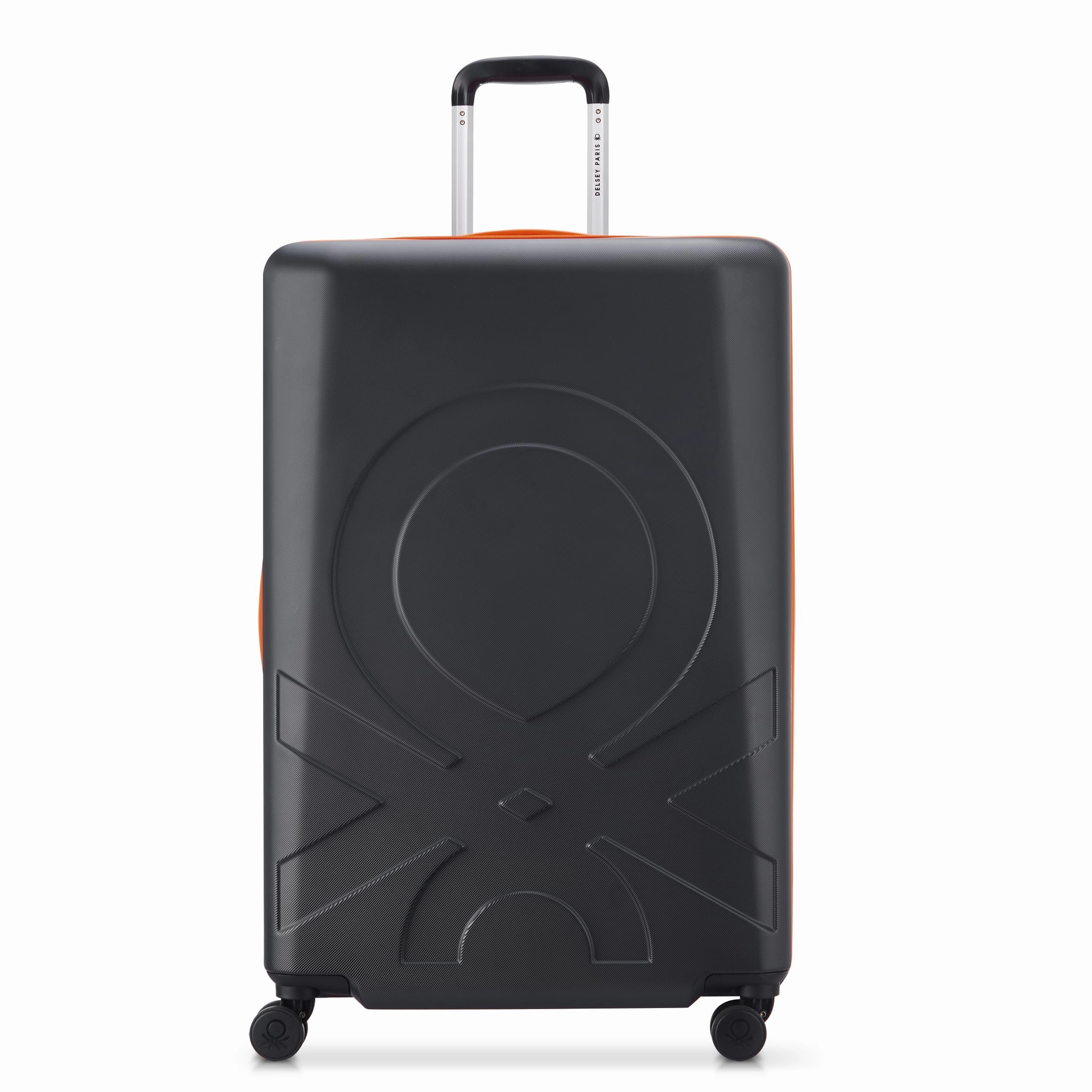 United Colors of Benetton Fabrica Hardside Luggage with Spinner Wheels (Checked-Large 27 Inch)
