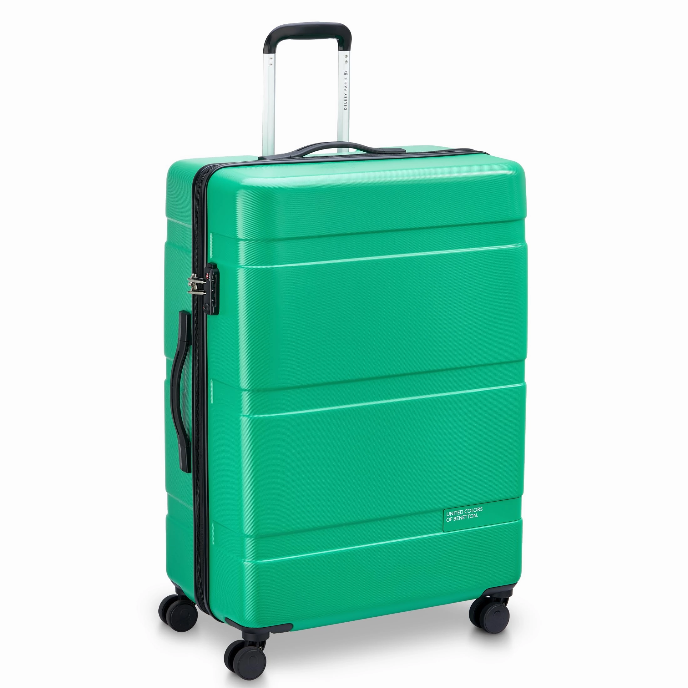 United Colors of Benetton Now Hardside Luggage with Spinner Wheels (3 Piece Set 19/23/27 Inch)