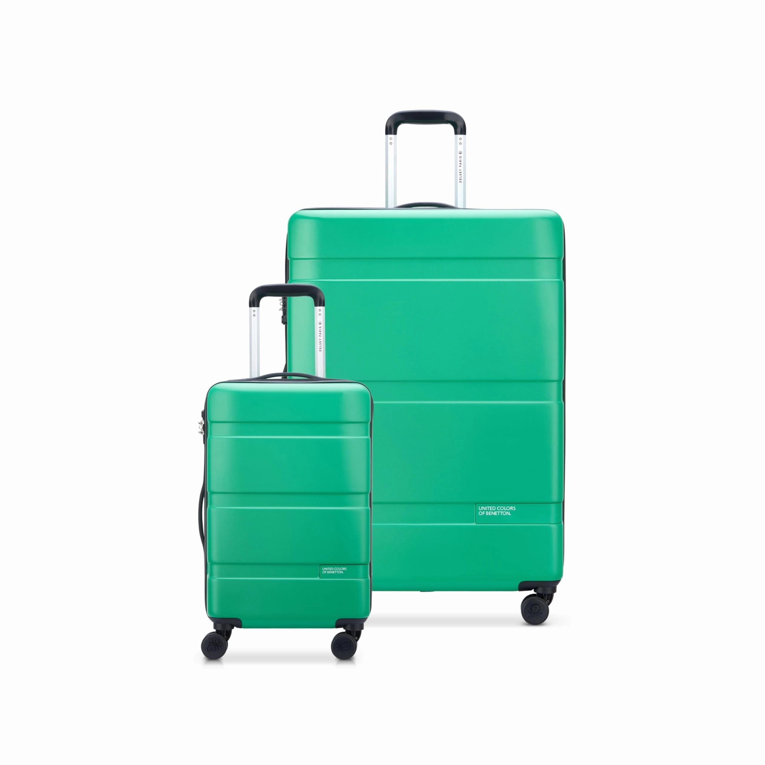 United Colors of Benetton Now Hardside Luggage with Spinner Wheels ( 2 Piece Set 19/27 Inch)