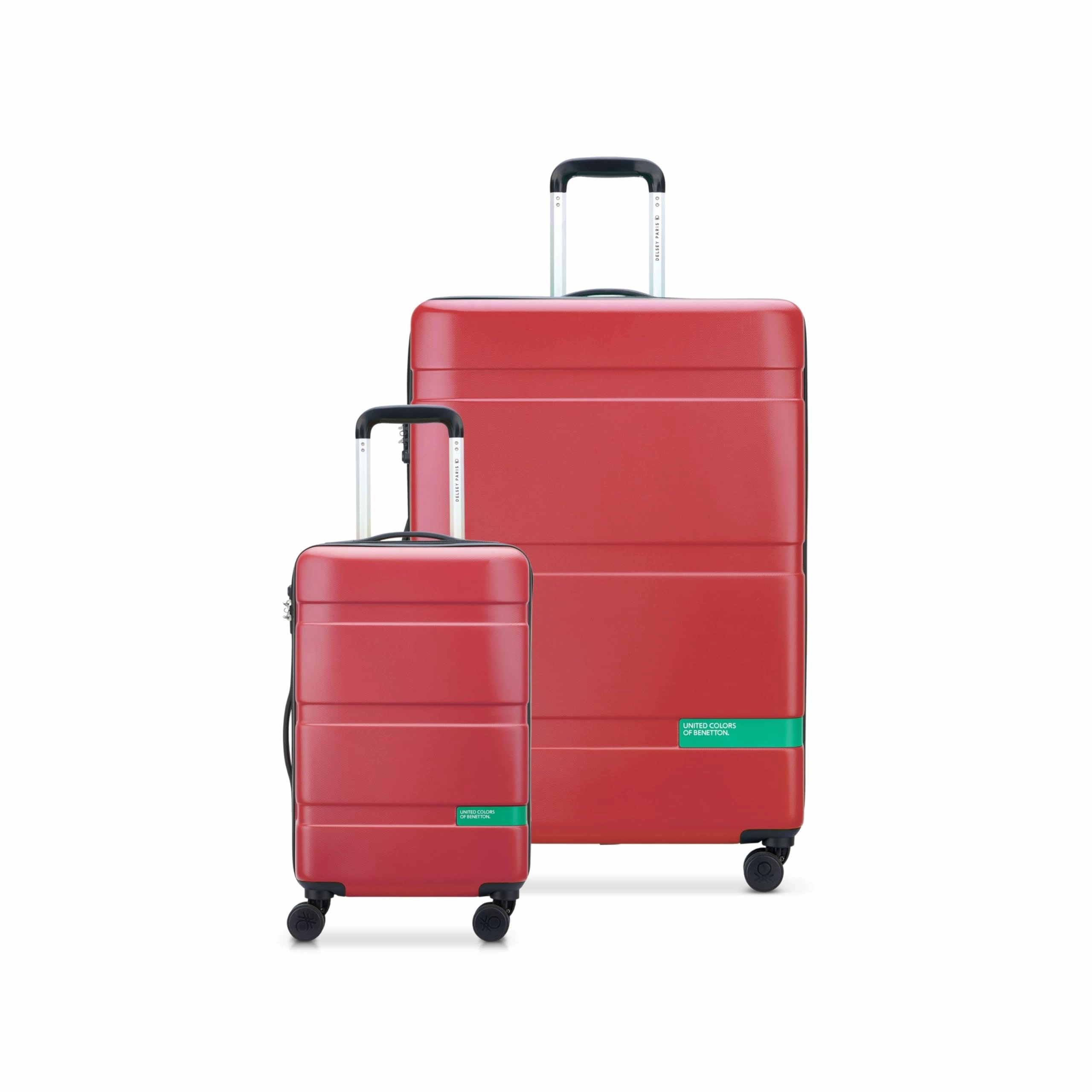 United Colors of Benetton Now Hardside Luggage with Spinner Wheels ( 2 Piece Set 19/27 Inch)