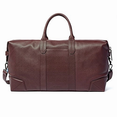 Uri Minkoff Wythe Weekender Duffel Bag, Micro Caviar, Aubergine Purple