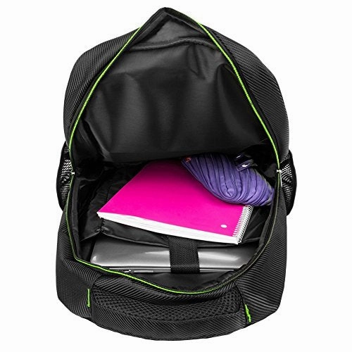 Vangoddy Universal Padded Zipper Backpack Satchel Travel Casual Daypack (Green) For Lenovo Yoga 710