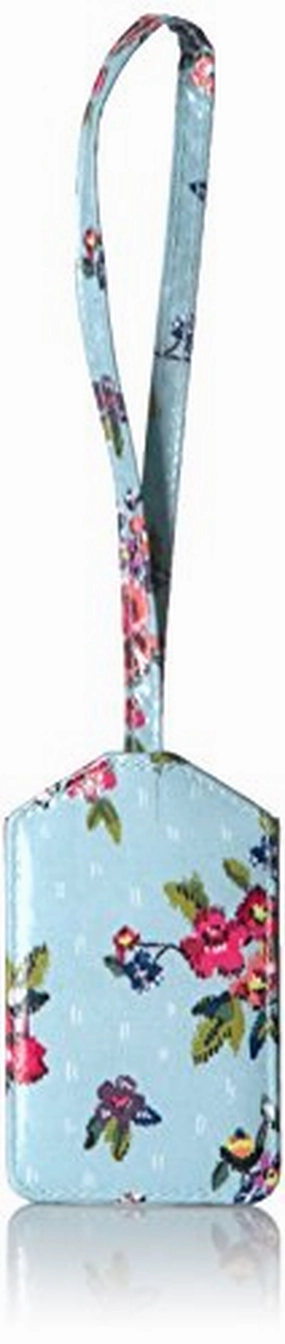 Vera Bradley Iconic Luggage Tag, Signature Cotton, Water Bouquet