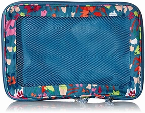 Vera Bradley Medium Expandable Packing Cube, Polyester, Superbloom Sketch