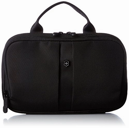 Victorinox Slimline Bi-Fold Toiletry Kit, Black/Black Logo