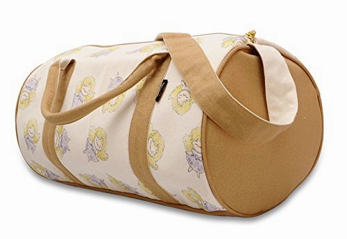 Vietsbay Women Pencil Drawing Smiling Girl Printed Travel Duffle Bag Was_47