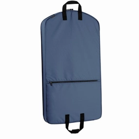 WallyBags Luggage 42" Garment Bag with Pocket, Navy