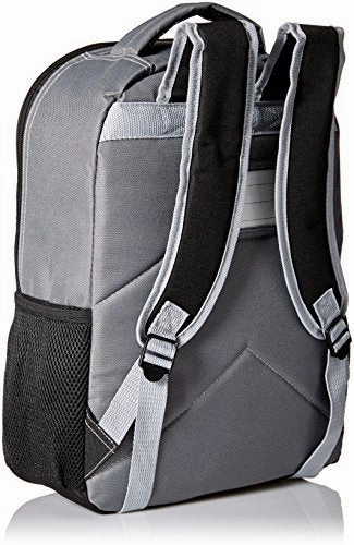 Warner Brothers Boys' Batman Vs. Superman Logo Backpack, Grey/black