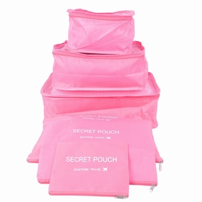 WENYUJH 6Pcs/set Travel Organizer Make Up Functional Bag Clothing Luggage Packing Cubes Travel