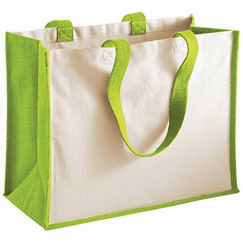 Westford Mill Printers Jute Classic Shopping Bag - 5 Colours Available - Fuchsia