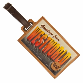Westworld Science Fiction Western Thriller Pu Luggage Tag