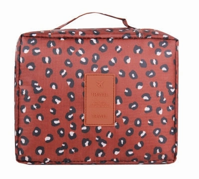 Women Makeup Bag Cosmetic Bag Case Make Up Organizer Toiletry Storage Neceser Rushed Floral Nylon