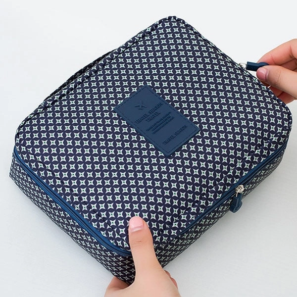 Women Makeup Bag Cosmetic Bag Case Make Up Organizer Toiletry Storage Neceser Rushed Floral Nylon