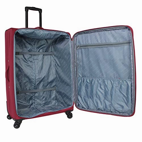 World Traveler Embarque Lightweight 2-PC Carry-On Luggage Set, Burgundy, One_Size
