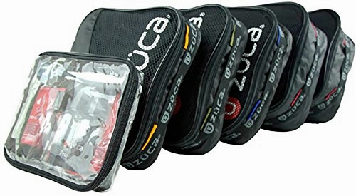 Zuca Obsidian Sport Insert Bag With Black Frame (Non-Flashing Wheels), And Special Set Of 5 Packing